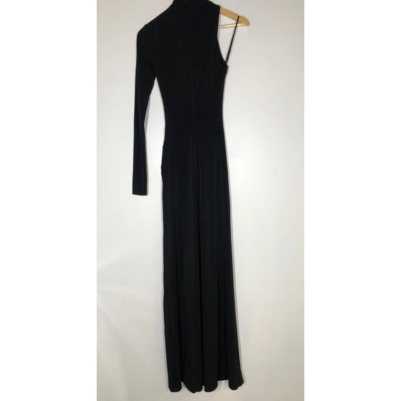 Cinq à Sept Francoise Gown Long Sleeve Black 2 - Picture 5 of 16